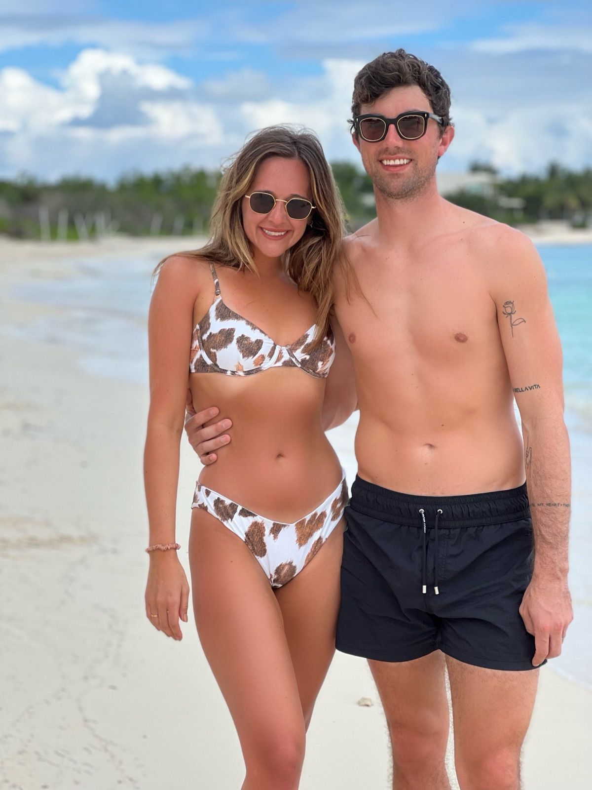 Beach-ready airbrush tan before vacation
